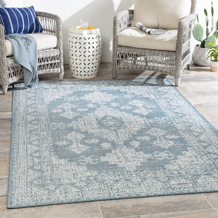 Daerion Geometric Indoor / Outdoor Rug