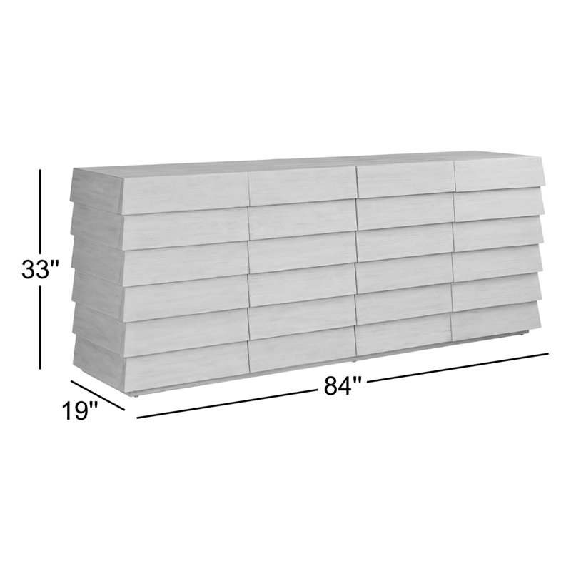 Dwell 84'' W Credenza, Ivory