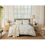 Viola Organic Print Duvet Cover
