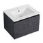 Ensemble de meuble-lavabo simple 24 po avec plateau en céramique Tammie