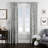 Bella Drapery Linen Damask Room Darkening Rod Pocket Single Curtain Panel-53208068-53208069