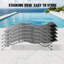 Ensemble de 2 chaises longues pour piscine (2 chaises longues)-978431141