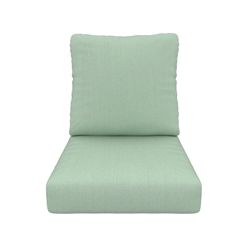 Deep Seating Outdoor Sunbrella® Seat/Back Cushion, Canvas Spa Sunbrella® Canvas