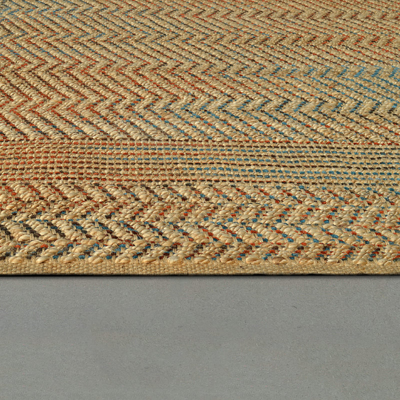 Robert-Junior Chevron Indoor Rug, Rectangle 5' x 8'