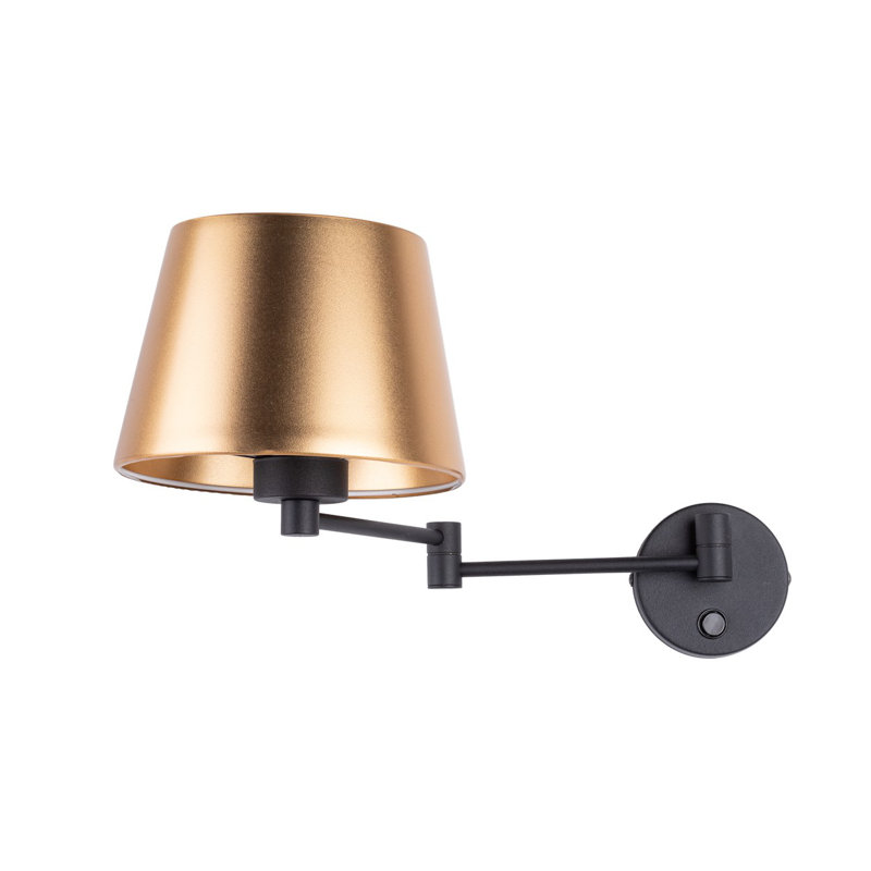Watkin Steel Swing Arm Sconce