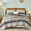 Ensemble de couvre-lit rayé 3 pièces Boho-124565409-124565418