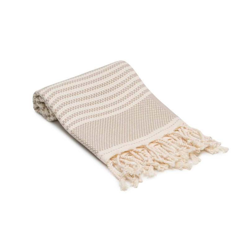 Ensemble de serviettes de cuisine en coton à fermeture à glissière, Sable
