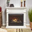 Duluth Forge DFS-300NT-3WT, système de cheminée sans évent, foyer: FNF300T et manteau de cheminée: CM300-3-WT, blanc-115177441-115177442