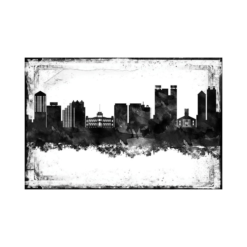 Honolulu Skylines - Wrapped Canvas Painting, 152.5 cm H x 101.5 cm W