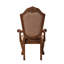 Chaise avec accoudoirs en tissu Bevelyn