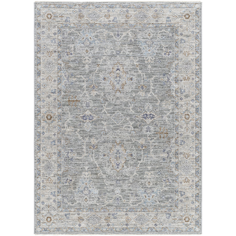 Tapis oriental gris foncé Mathewson