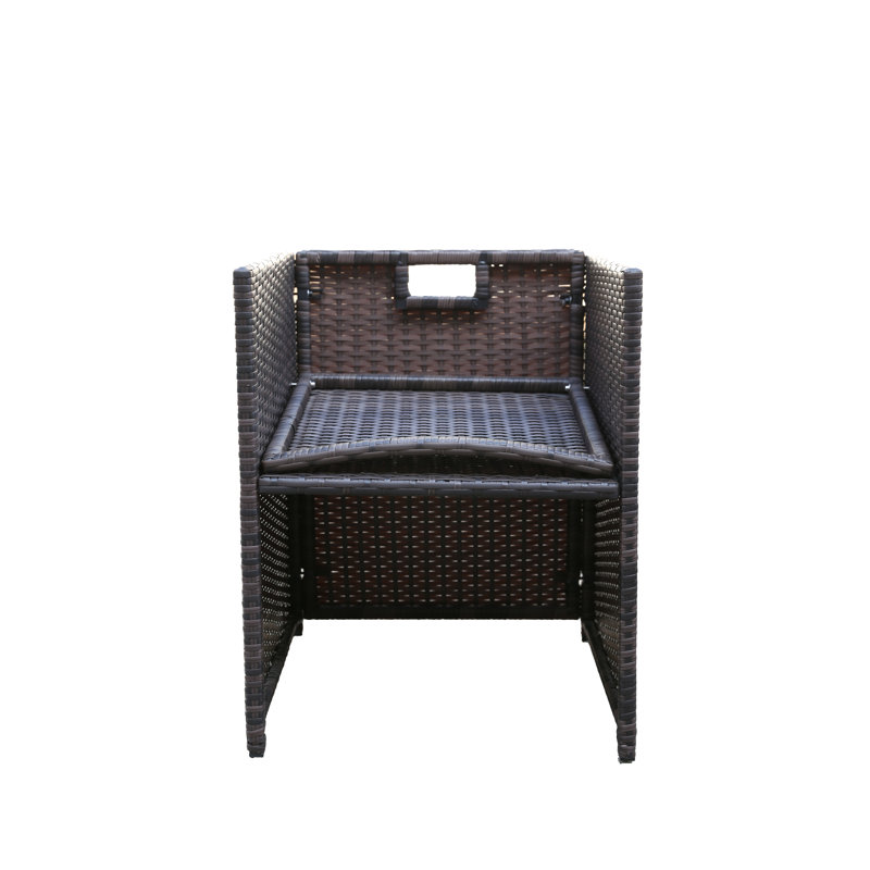 Fauteuil de patio avec repose-pieds Engelman