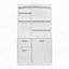 Armoire de rangement de salle de bain avec panier inclinable