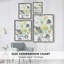«Wall Flower Patterns I», reproduction encadrée - bois massif-53801801