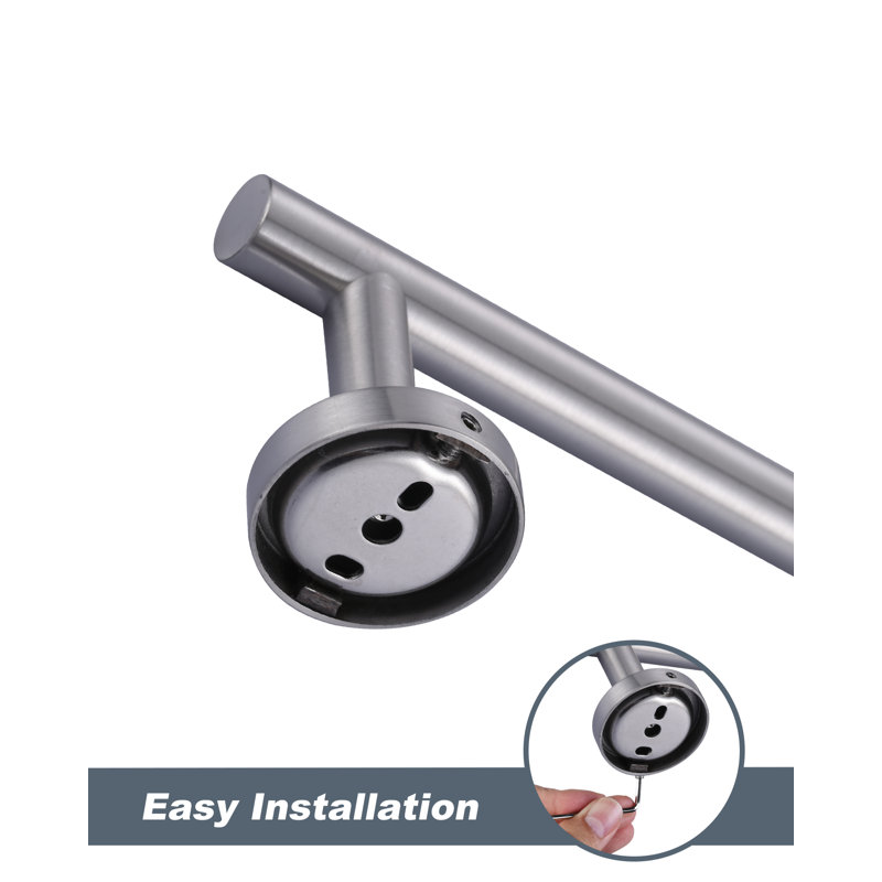 Brushed Nickel Stainless Steel 32" Wall Mounted Double Towel Bar