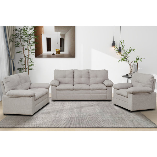 Latitude Run® 3 Piece Living Room Set & Reviews - Wayfair Canada