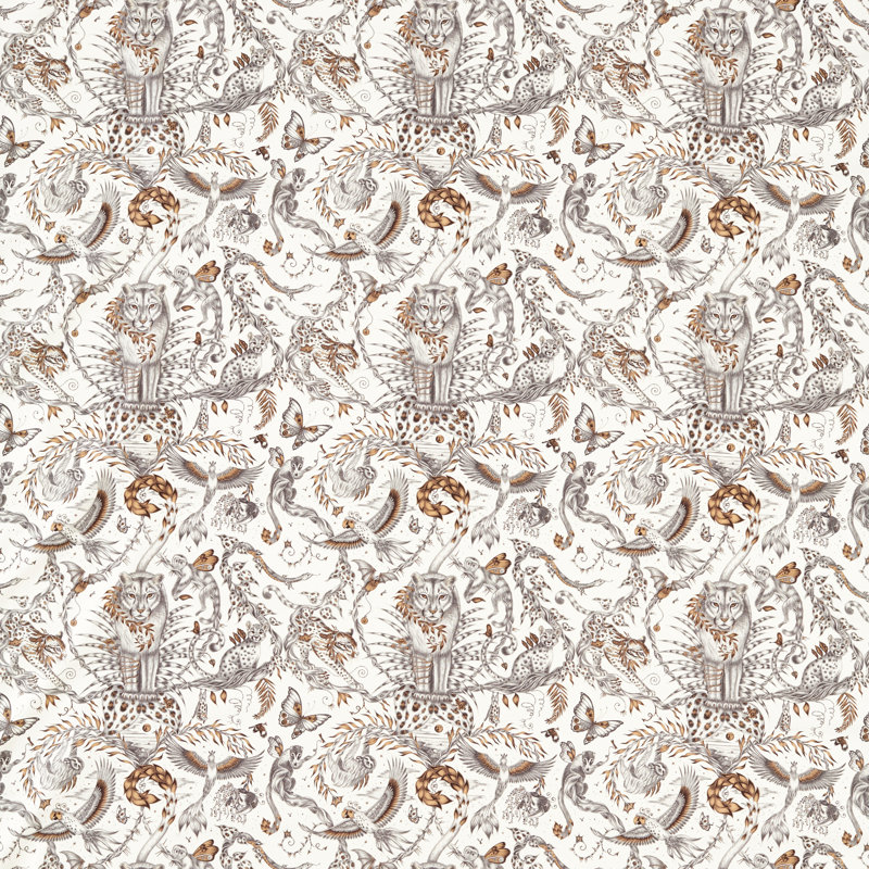 Bosque Dreams Velvet Fabric, Bronze