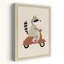 Drivingraccoon Playful Whimsical Contemporary Wildlife Wall Art Print by Treechild - Wrapped Canvas Print-1289726778