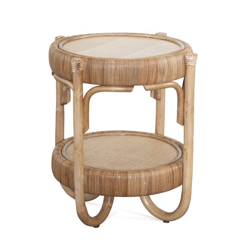 Hathaway End Table, Aged Barrel