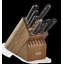 Classic Nine Piece Block Set, Acacia