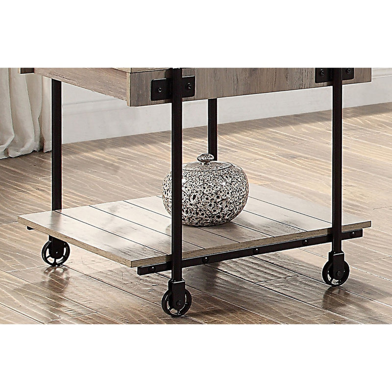 Table de bout de style industriel 1pc