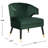 Velveteen Velvet Wingback Chair-960501633
