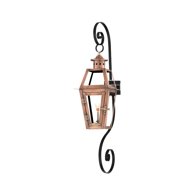 Orleans Gas Powered Empire Lantern, 18" H x 11" W x 13" D