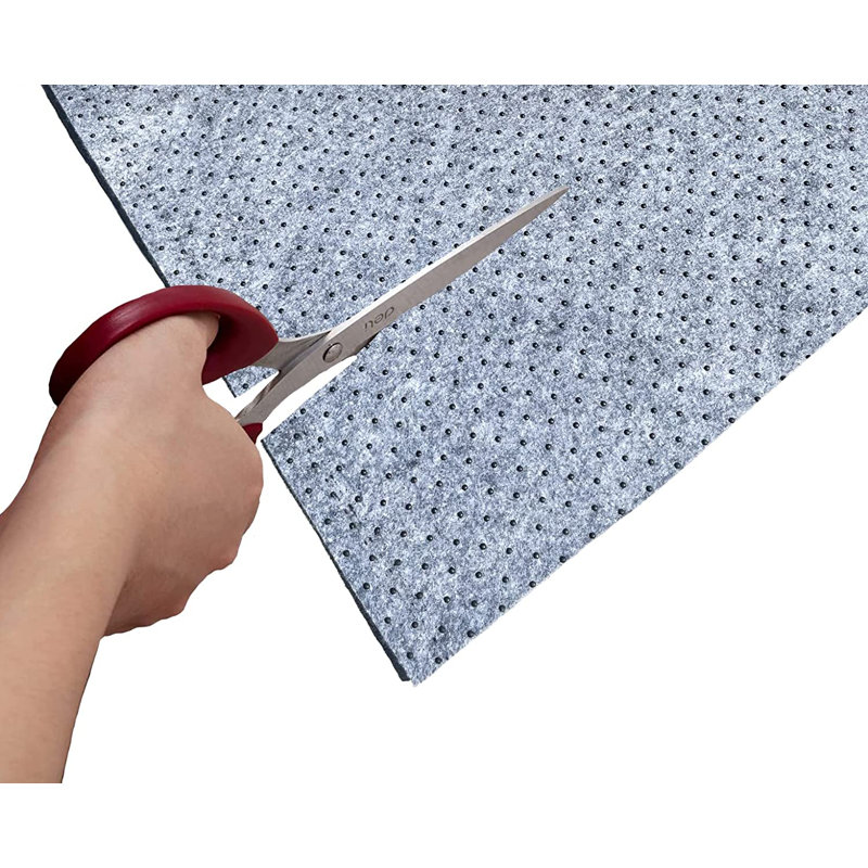 Hardeep Dual Surface 0.03'' Thick Non Slip Rug Pad, Rectangle 3' x 5'