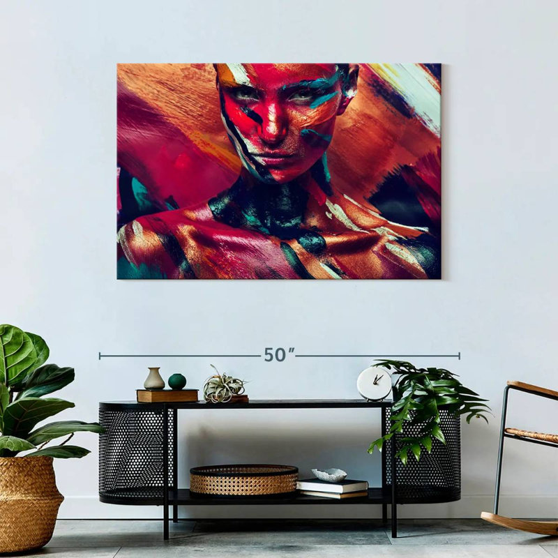 Senne Amazon Female Portrait, 30" H x 45" W