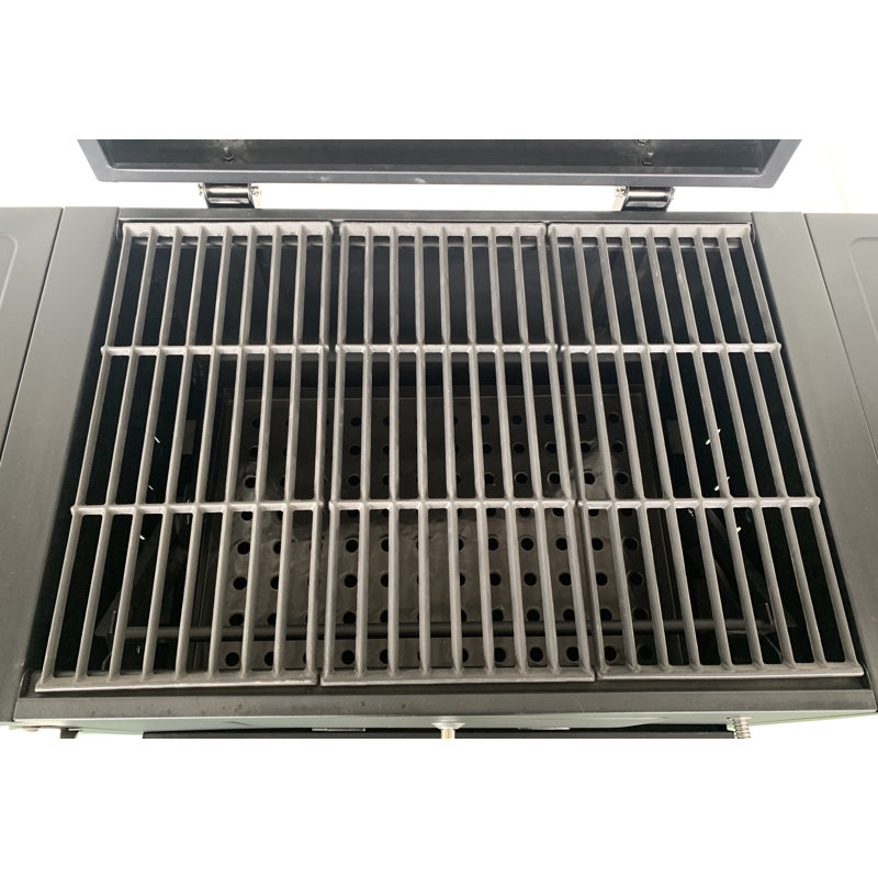 GrillFest 52.51968503937'' W Bumper Plate Charcoal Grill