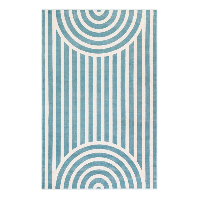 Tapis pour enfant Unique Loom Lines, Rectangle 5 pi 3 po x 8 pi
