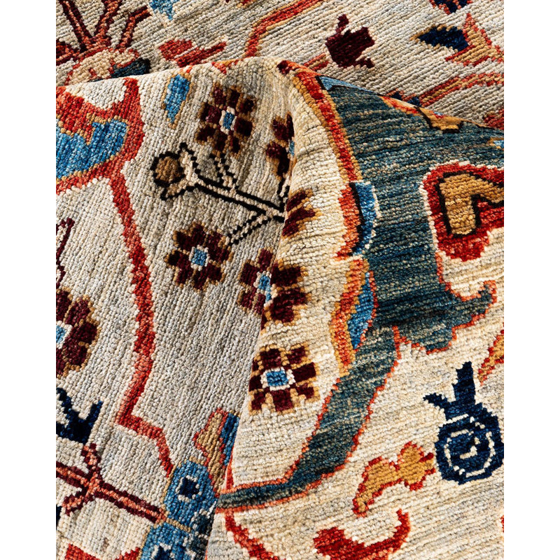 Serapi One-of-a-Kind Rectangle 9'1" X 11'11" Hand Knotted Area Rug