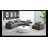 Breydan Oversized Floor Couch Foam-filled Sectional Sofa-1500291406