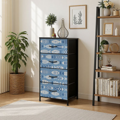 Commode de rangement verticale 4 tiroirs