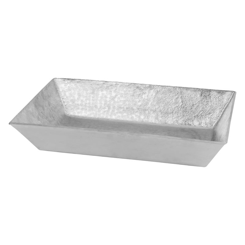 Premier Copper Products Terra Firma 20" Copper Rectangular Bathroom Sink, Nickel