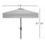 Parasol de marché carré 7,5 pi Lincoln-87761223
