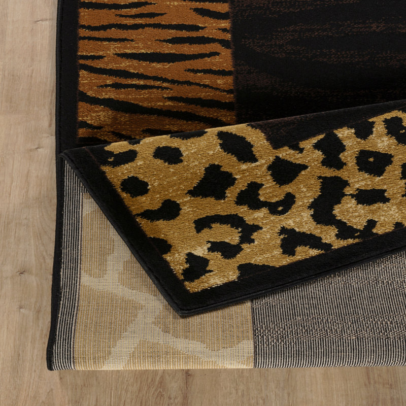 2 Ft. 7 In. X 7 Ft. 3 In. Animal Print Area Rug, Runner 2'7" x 7'3"