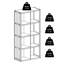 Commode de rangement 8 tiroirs Eleia