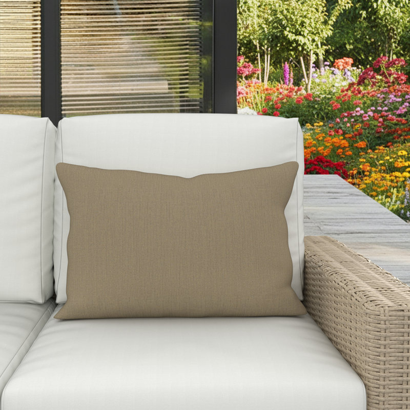 Coussin intérieur / extérieur Amala Sunbrella®, Champignon Spectrum
