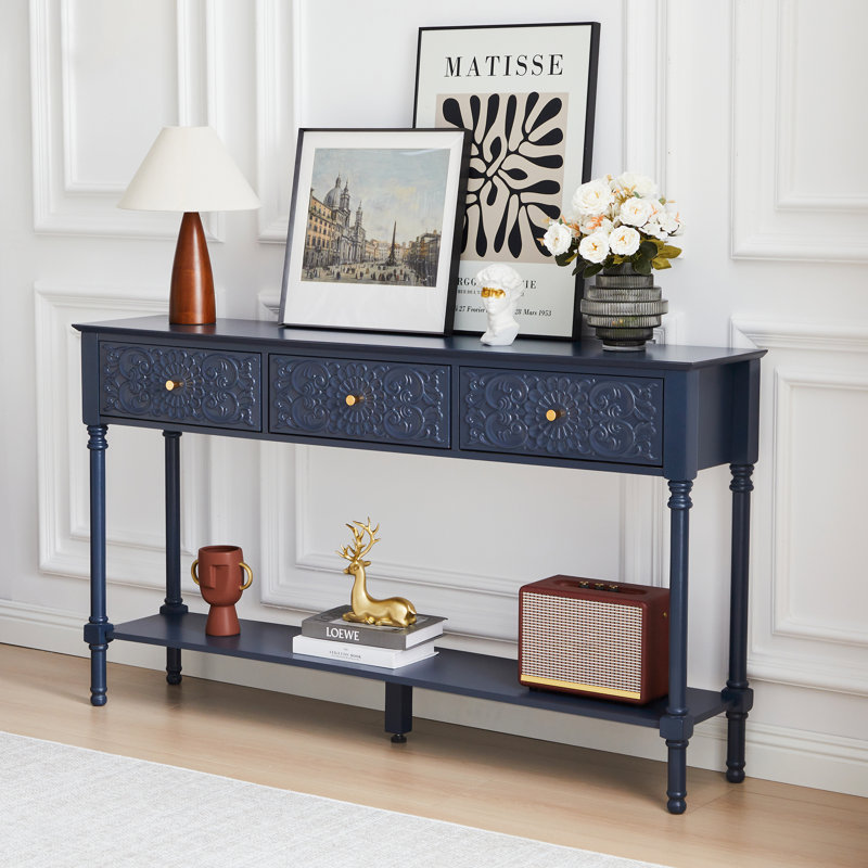 Console 55,11 po, Bleu