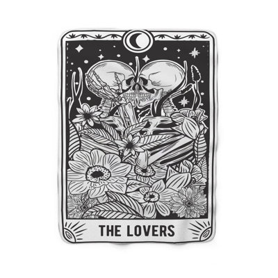  Couverture de tarot The Lovers