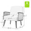 Fauteuil Sonnet avec base en bois-2086356349