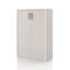 Bibliothèque de rangement à 3 niveaux en bois 35,5 "avec portes-279689397