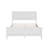Mid-Century Wood Platform Bed With Headboard And Wood Slat Support, No Box Spring Needed, Full Size, White-421250049