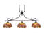 3 - Light Dark Bronze Kitchen Island Pendant