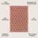 Hague Moroccan Trellis Textured Weave Red/Beige Indoor/Outdoor Rug