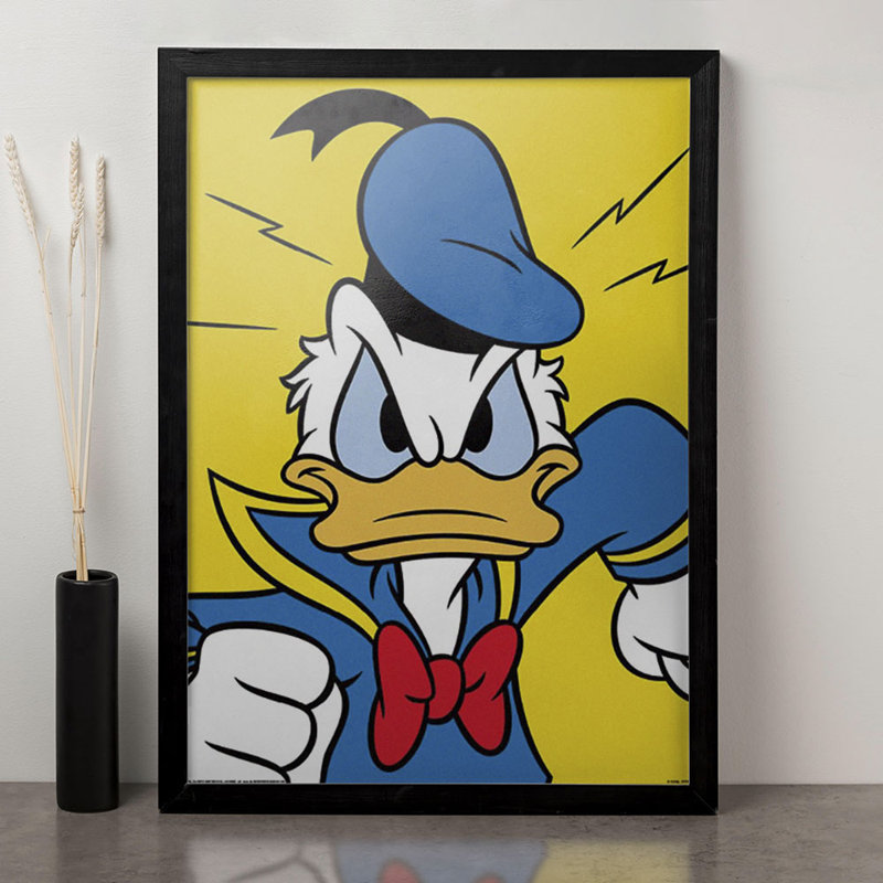 Donald Duck Mad - Picture Frame Graphic Art