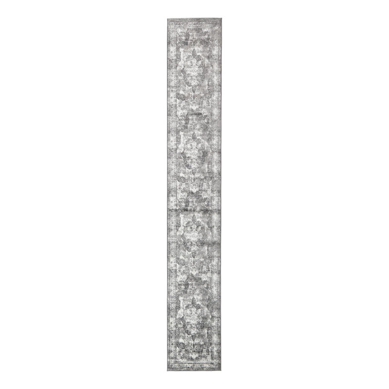 Brandt Oriental Area Rug, Runner 3'3" x 19'8", Gray