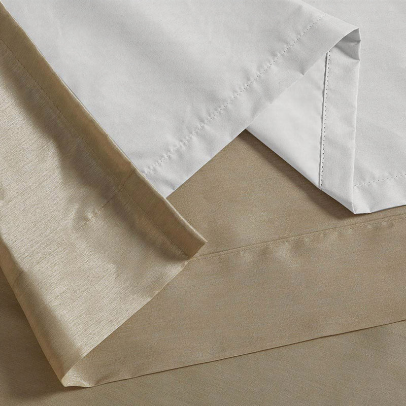 Twist Tab Total Blackout Window Curtain Panel 50" Blackout, 50" W x 84" L, Bronze