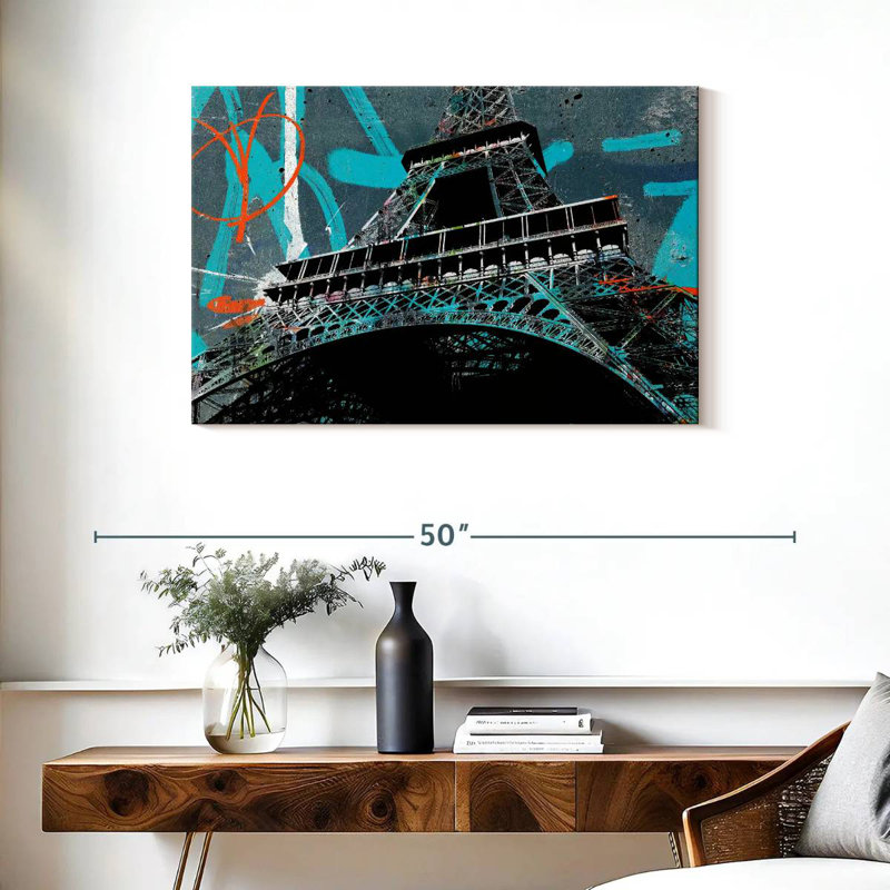 Ravi Eiffel Tower II, 24" H x 36" W